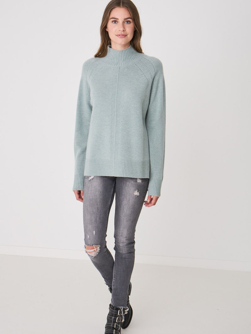 Repeat Cashmere Mock neck Timeless Martha's Vineyard