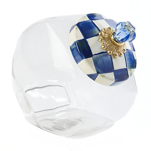 Mackenzie Childs Royal Check Cookie Jar Timeless Martha's Vineyard
