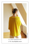 La Fée Parisienne Cotton V-Neck Sweater Timeless Martha's Vineyard