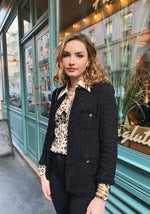 Caliban Silk Leopard Blouse Timeless Martha's Vineyard