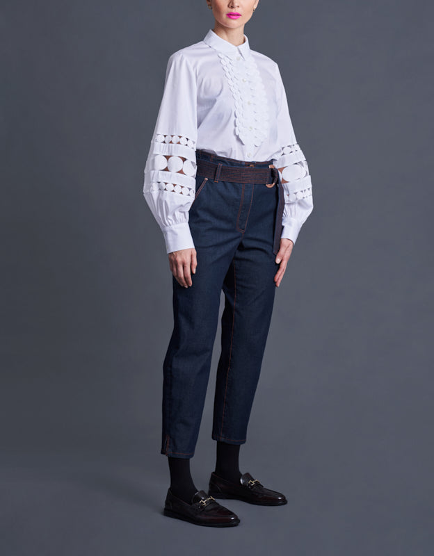 Maison Common Cotton Statement Blouse Timeless Martha's Vineyard