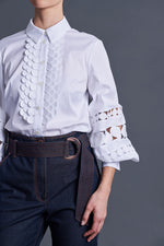Maison Common Cotton Statement Blouse Timeless Martha's Vineyard