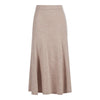 Repeat Flutted Cashmere Skirt - Multibeige Timeless Martha's Vineyard
