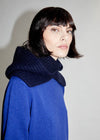Alyki Cashmere Ribbed Hood - Grey Timeless Martha's Vineyard  Edit alt text