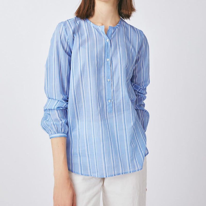 Bagutta Spring Stripe Button Down Shirt Timeless Martha's Vineyard