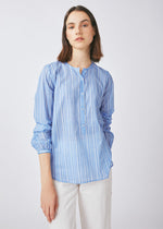 Bagutta Spring Stripe Button Down Shirt Timeless Martha's Vineyard