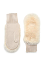 Carolina Amato Fur Gloves Mittens Timeless Martha's Vineyard