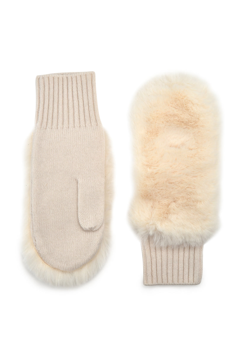 Carolina Amato Fur Gloves Mittens Timeless Martha's Vineyard