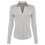 Majestic Filatures Cotton Cashmere Button Down Shirt Timeless Martha's Vineyard 