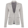 Majestic Filatures Cotton Cashmere Blazer - Light Grey Timeless Martha's Vineyard