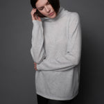 Moray Flodden Roll Neck - Silver Grey Timeless Martha's Vineyard