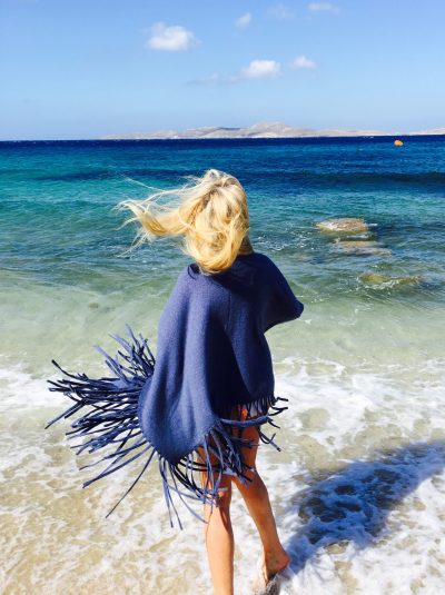 Douxdimanche Cashmere Selena Poncho Sweater - Timeless Martha's Vineyard