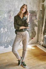 Raffaello Rossi Candice Pant in Mocha Vegan Suede Timeless Martha's Vineyard 