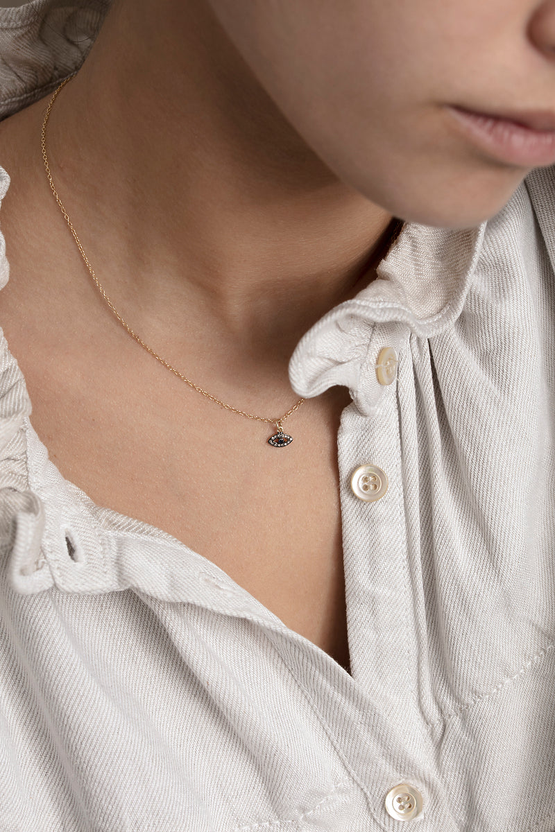 5 Octobre Mini Pho Eyes Necklace Timeless Martha's Vineyard