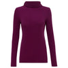 Moray Flodden Roll Neck - Beetroot Timeless Martha's Vineyard