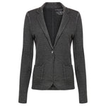 Majestic Filatures Cotton Cashmere Blazer - Dark Grey Timeless Martha's Vineyard