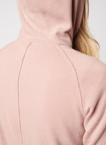 Majestic Cashmere Zip Hoodie - Blush Rose Timeless Martha's Vineyard