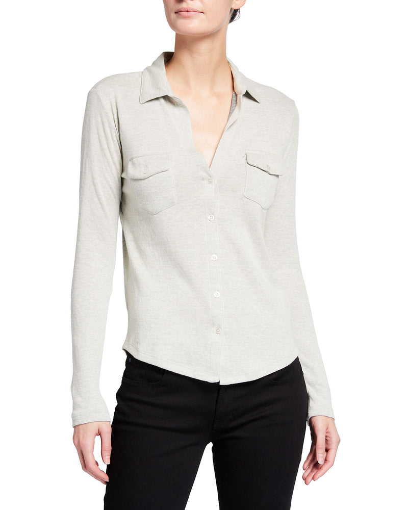 Majestic Filatures Cotton Cashmere Button Down Shirt Timeless Martha's Vineyard 