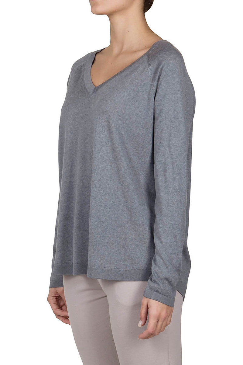 Purotatto Silk Cashmere V-Neck More Colors Timeless Martha's Vineyard