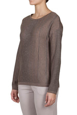 Purotatto Metallic Silk + Cashmere Top - Timeless Martha's Vineyard