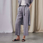 Purotatto Wide Leg Linen Trousers Timeless Martha's Vineyard