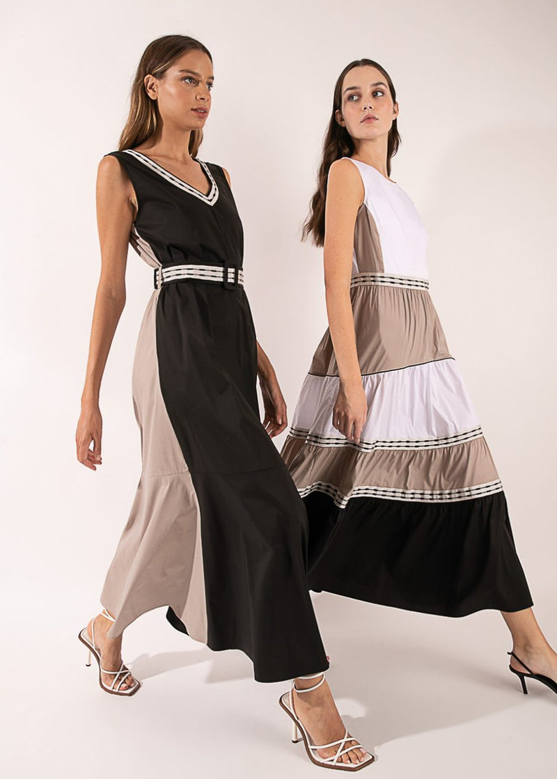 Purotatto Sleeveless Maxi Dress Timeless Martha's Vineyard