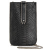 Coralie Paris Smartphone Pouchette - Black Python Timeless Martha's Vineyard