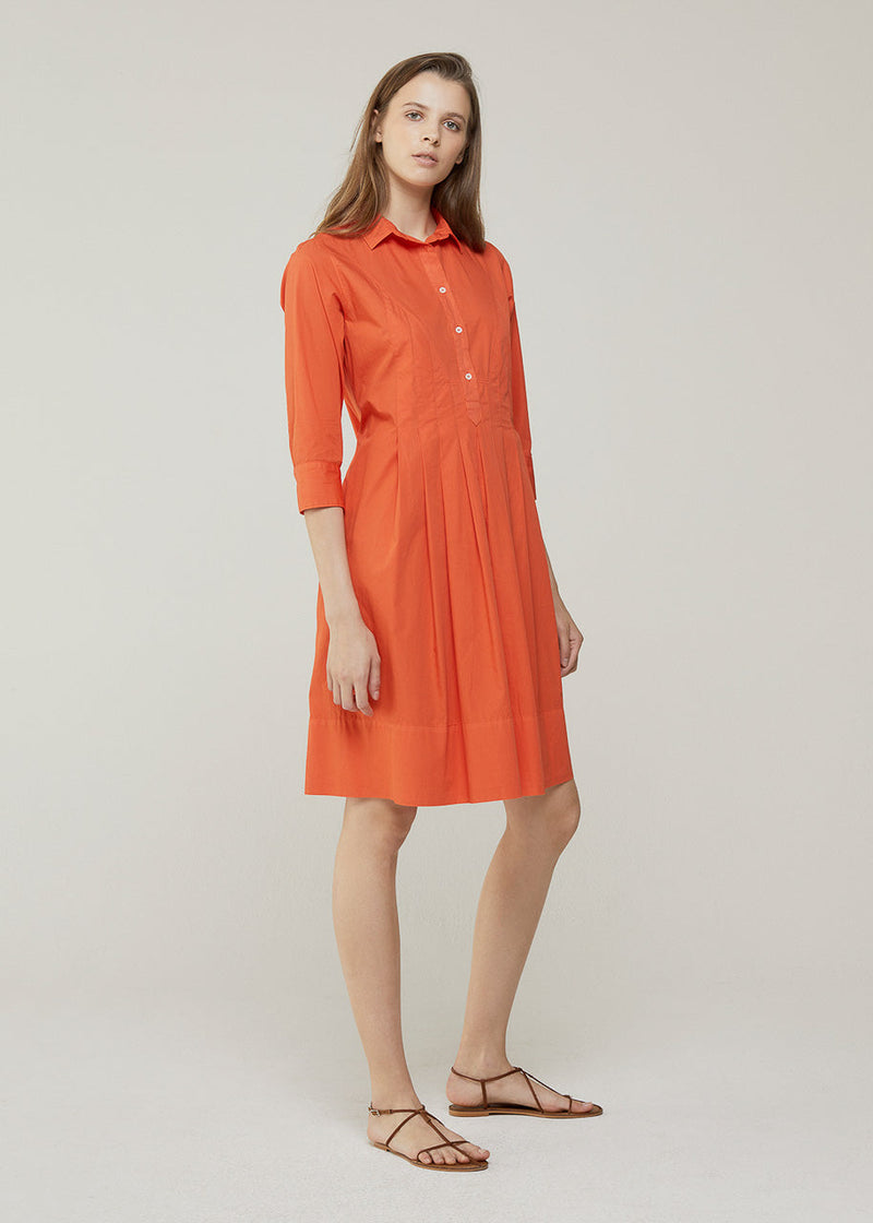 Rosso35 Pleat-Detailed Midi Shirt-Dress Timeless Martha's Vineyard