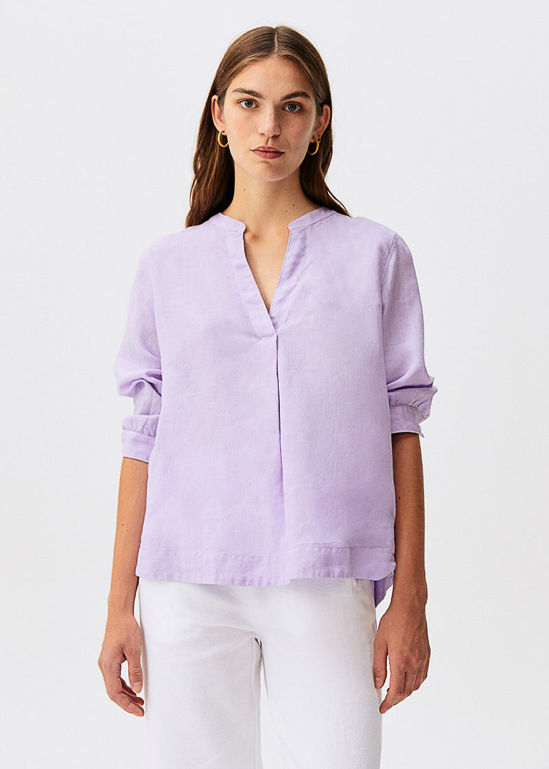 Rosso35 Linen Shirt - White Timeless Martha's Vineyard