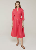Rosso35 Waist-Tie Shirt Dress Timeless Martha's Vineyard