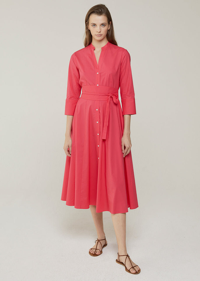 Rosso35 Waist-Tie Shirt Dress Timeless Martha's Vineyard