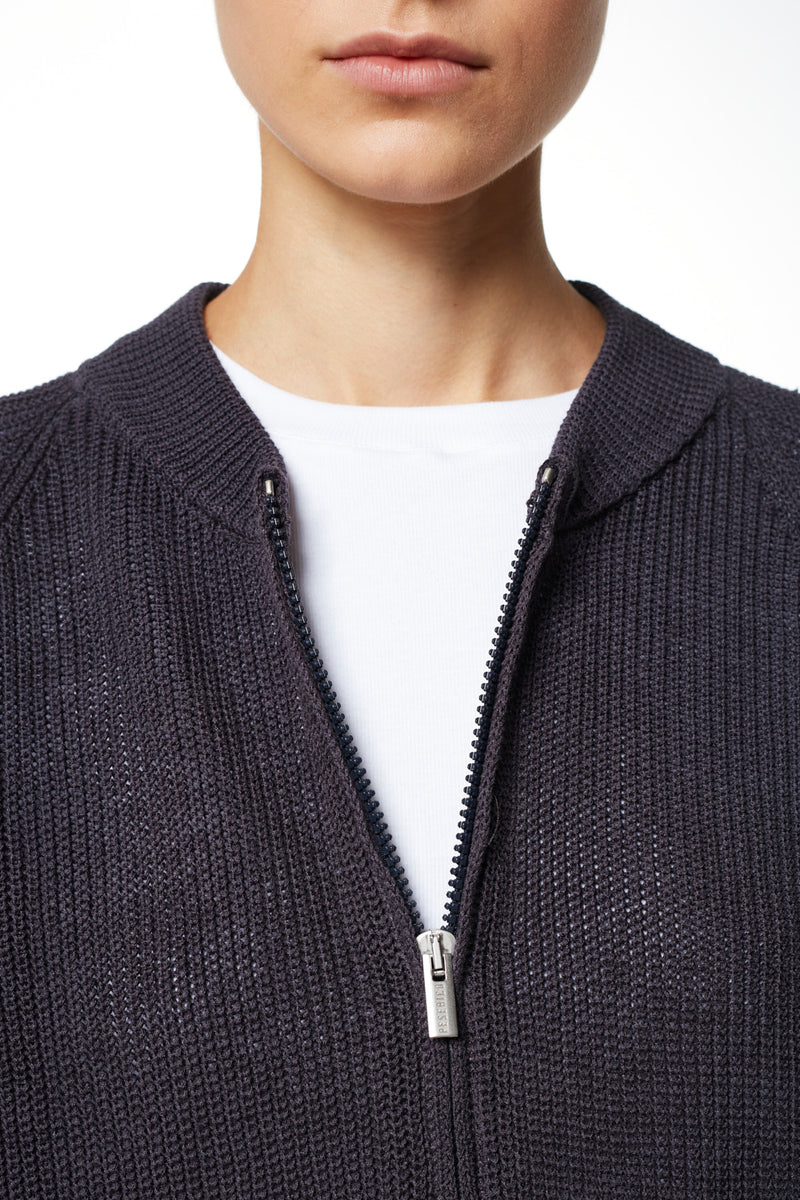 Peserico Knitted Zip Up Jacket Timeless Martha's Vineyard