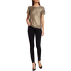 Majestic Filatures Metallic Silk & Wool Knit Pullover Timeless Martha's Vineyard 