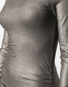 Majestic Filatures Metallic Effect Roll Neck Dress Timeless Martha's Vineyard