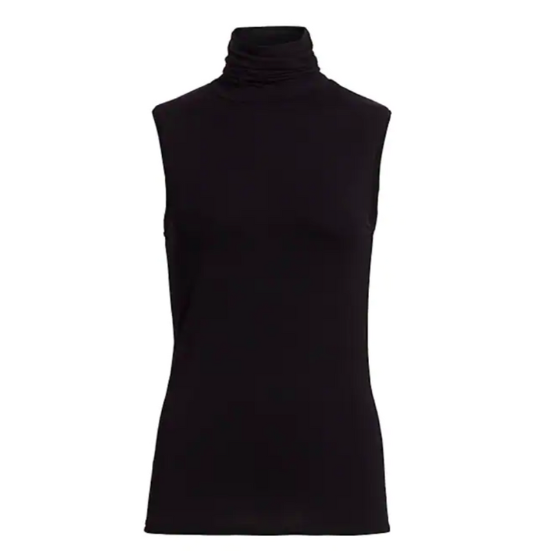 Majestic Filatures Alexa Sleeveless Turtleneck Timeless Martha's Vineyard 