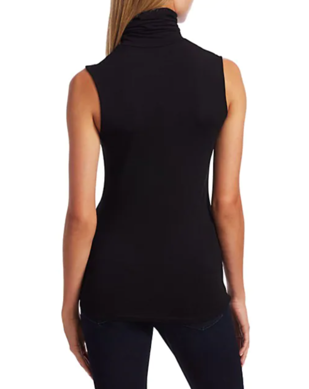 Majestic Filatures Alexa Sleeveless Turtleneck Timeless Martha's Vineyard 