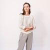 Kash Cashmere Sweater with Metallic Thread Timeless Martha's Vineyard