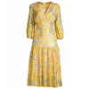 Shoshanna Aceline Gold Paisley Dress Timeless Martha's Vineyard