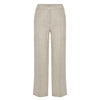 Purotatto Wide Leg Linen Trousers -Taupe Timeless Martha's Vineyard