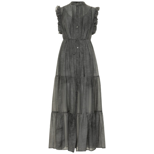Seventy Ruffled Sleeveless Maxi Dress - Timeless Martha's Vineyard