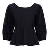 Meimeij Puff Sleeve Peplum Blouse Timeless Martha's Vineyard