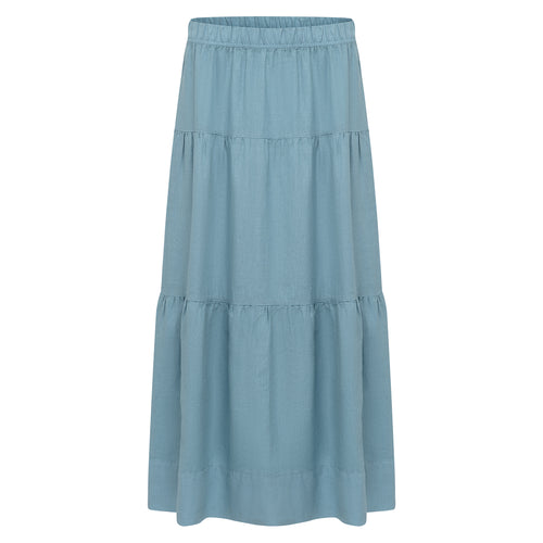 Rosso35 Tired Linen Skirt Timeless Martha's Vineyard