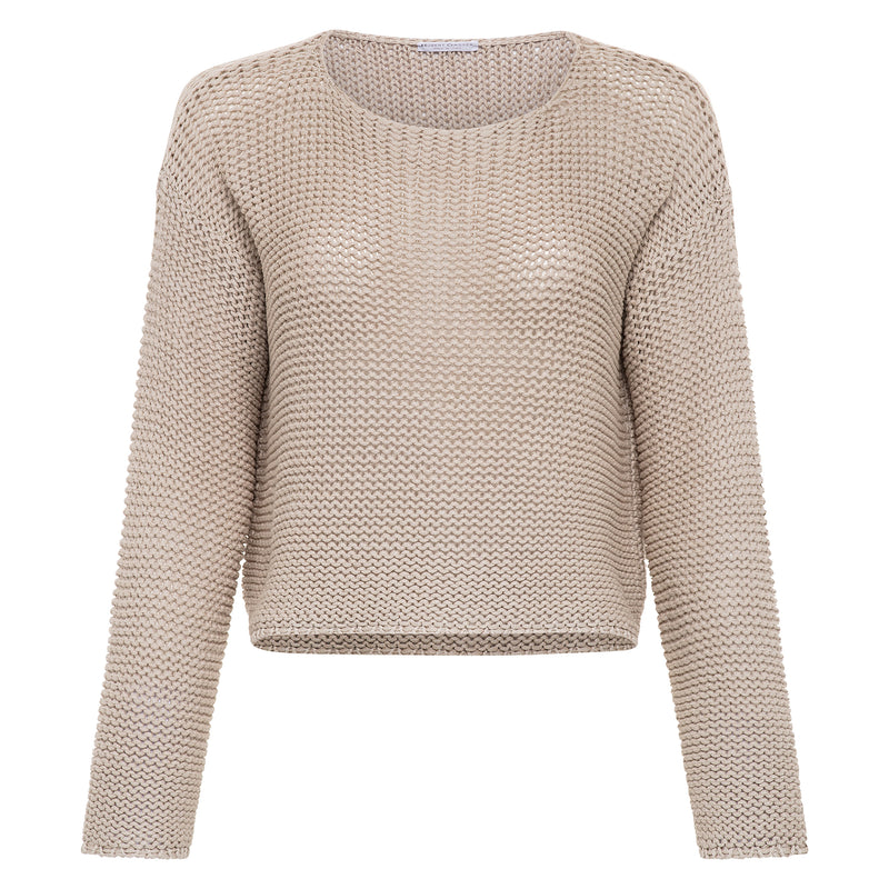 Hubert Gasser Chunky Knit Cotton Sweater Timeless Martha's Vineyard