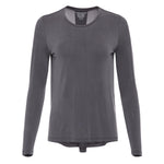 Majestic Filatures Long Sleeve Cupro Back Pleat Timeless Martha's Vineyard 