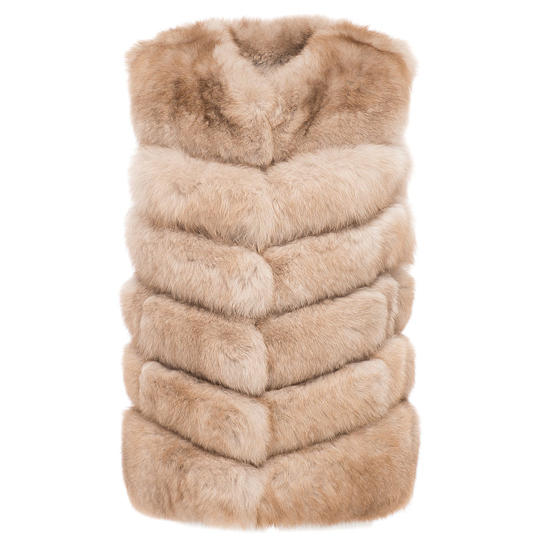 Suprema Fox Fur Gilet Timeless Martha's Vineyard