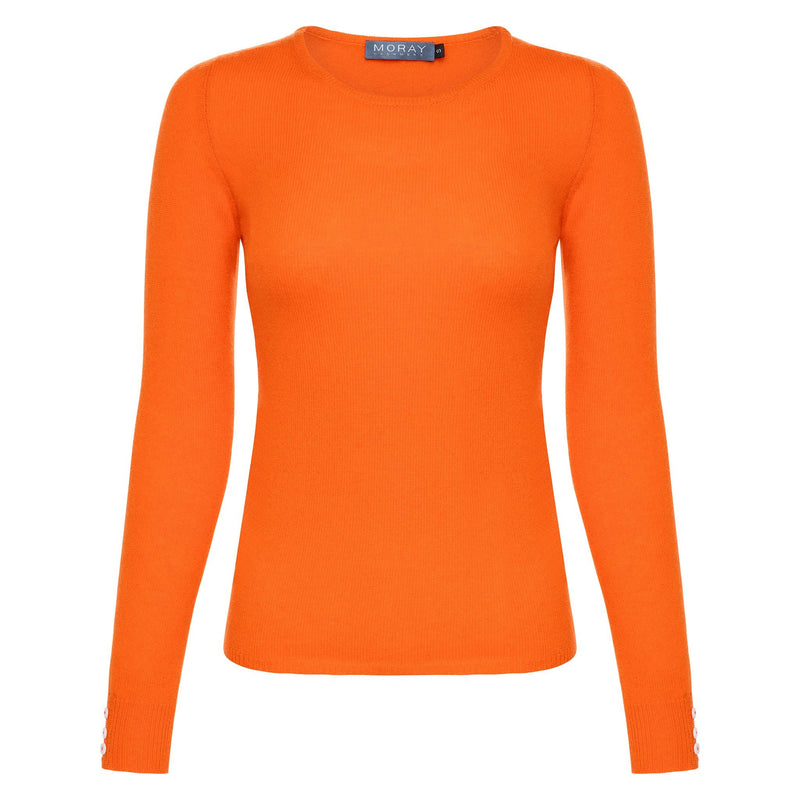 Moray Broughton Crew Neck - Orange Timeless Martha's Vineyard