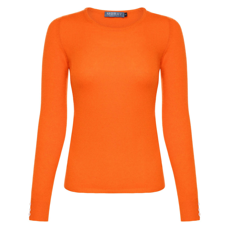 Moray Broughton Crew Neck - Orange Timeless Martha's Vineyard