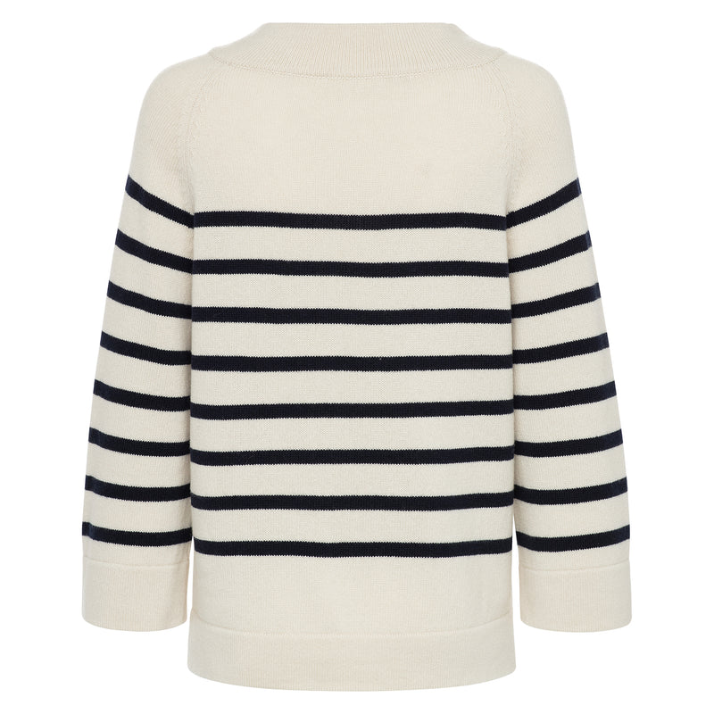 La Fée Parisienne Classic Couture Navy Stripe - Timeless Martha's Vineyard