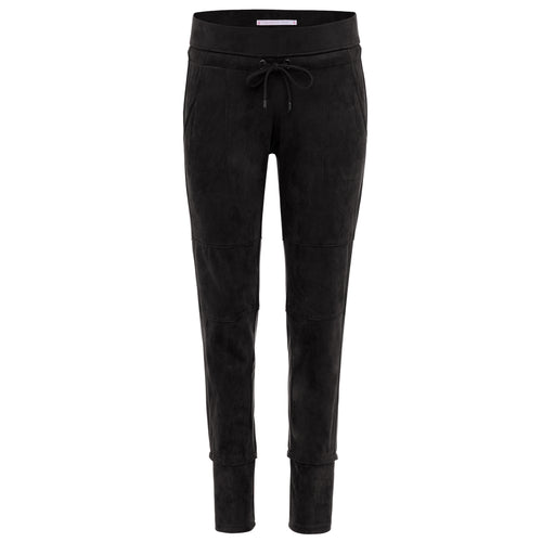 Raffaello Rossi Candice Pant in Black Vegan Suede  Timeless Martha's Vineyard 