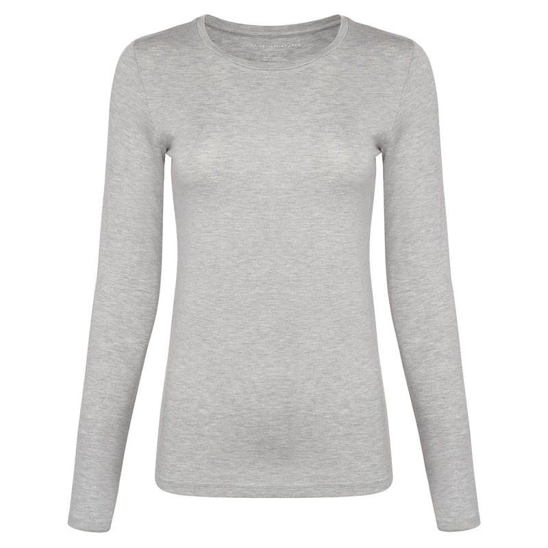 Majestic Filatures Long Sleeve Metallic Crewneck Timeless Martha's Vineyard
